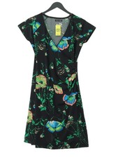 King Louie A-Line Midi Dress M in Black