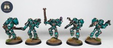 Warhammer 30k - Horus Heresy - Alpha Legion - 5 Assault Marines Jump Packs