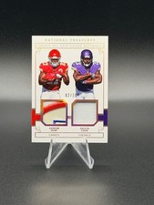 KAREEM HUNT DALVIN COOK 2017 National Treasures Rookie Dual Patches Gold 02/10