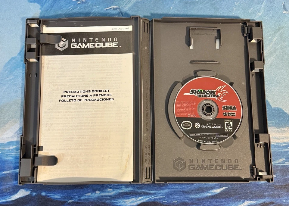 Shadow the Hedgehog (Nintendo GameCube, 2005) No Manual Works Resurfaced - Good - Image 4 of 4