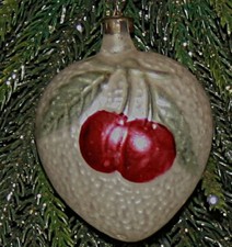 Rar um 1930 Glas Christbaumschmuck Formkugel ...