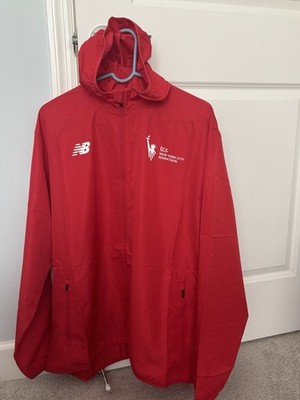 NYC New York MARATHON MEDICAL TEAM red Jacket  Abbott World Marathon Major  Lge
