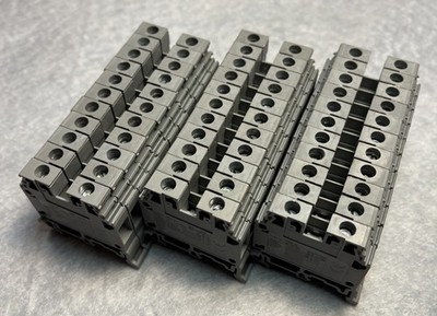 LOT OF 33 ABB ENTRELEC IEC 60947-7-1, IEC 947-7-1 M6/8 TERMINAL BLOCKS