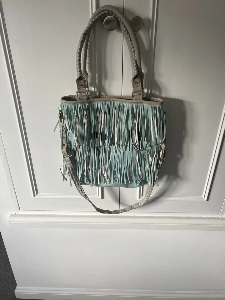 Steve Madden Fringe BOHO |  Shoulder or Crossbody Bag | Faux Leather - Image 2 of 4