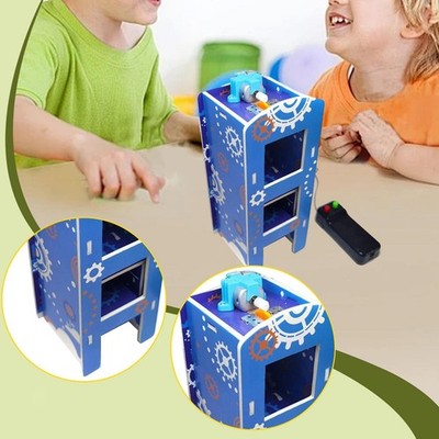 DIY Aufzug Spielzeug Kinder Wissenschaft Experiment Kit Entwicklung Spielzeug Zum Selbermachen Modellbau