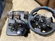 Logitech G923 Racing Wheel Pedals And Shifter For Pcxbox Read Description