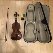 3/4 Size Acoustic Violin Set With Case, Bow  Rosin - Natural Finish