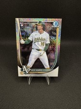 2025 Bowman Chrome Mega Box Nick Kurtz Mojo Refractor Rookie RC #93 Athletics