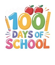 100 Days of School Teacher Kid Labels 15 Craft Sticker Card Scrapbook Envelope
