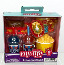 New MY LIFE As 10 pc Movie Night Play Snack Set for 18" Dolls incl Amer Girl NIB