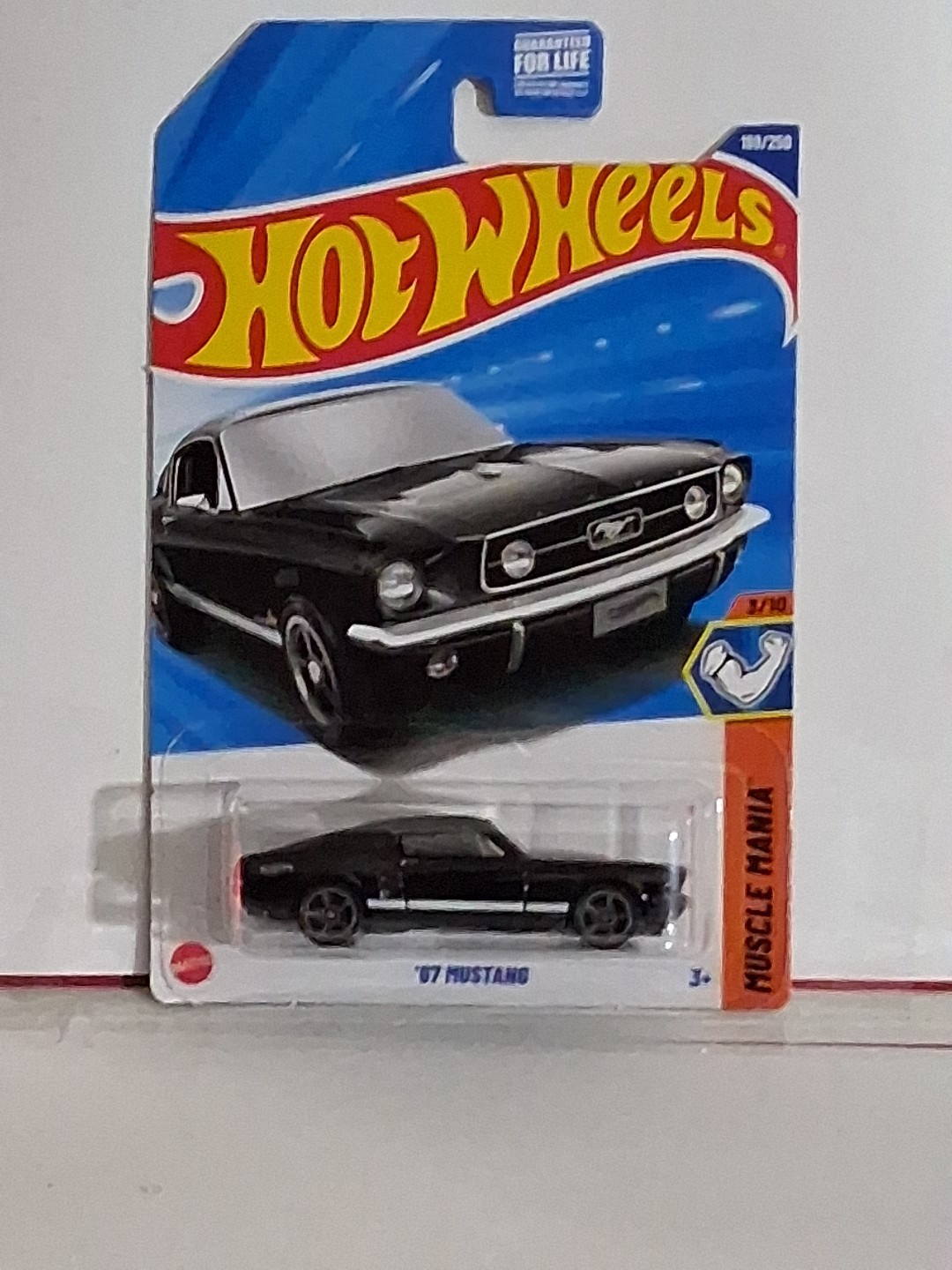 2021 Hot Wheels - '67 Ford Mustang Coupe - Muscle Mania 2/10; 192/250 Black B5