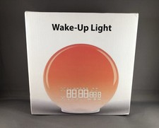 Sunrise Wake-Up Light FM Radio Alarm Clock with Bluetooth - New Open Box