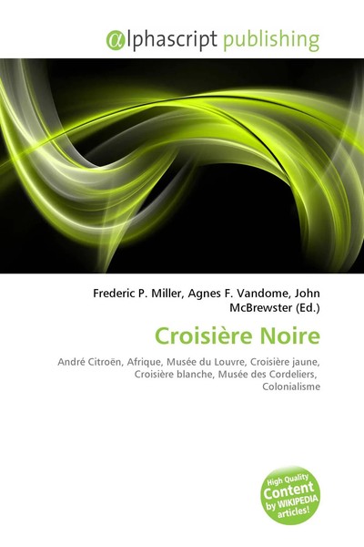 CroisièRe Noire Frederic P. Miller (U. A.) Taschenbuch FranzöSisch 2026-image