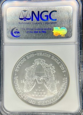 2006 American Silver Eagle $1 NGC MS69 First Strike 1 oz Silver
