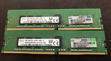 Lot of 2 -- 16GB 2x8GB 1Rx8 SK Hynix DDR4 PC4-2400T SERVER Memory RAM