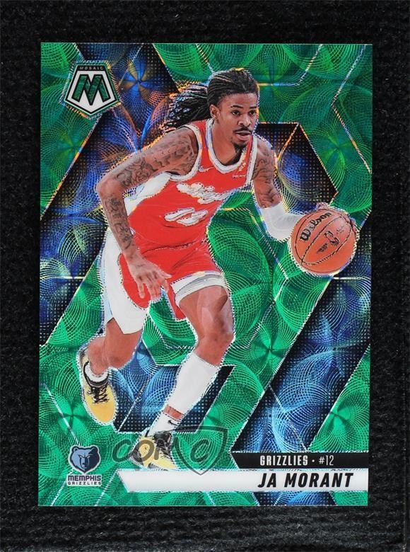 2024-25 Panini Mosaic International Green Mosaic Prizm 5/15 Ja Morant #195 13d7