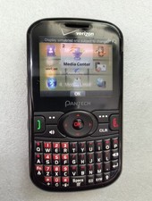 Pantech Caper Verizon TXT8035PP Black Cellular Phone V49 