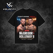 Conor McGregor vs Max Holloway "UFC 329" Premium Cotton T-Shirt, Made In USA