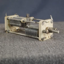 Bud Variable Capacitor 28-320 Pico-Farad .030" Gap Butterfly Dual Style