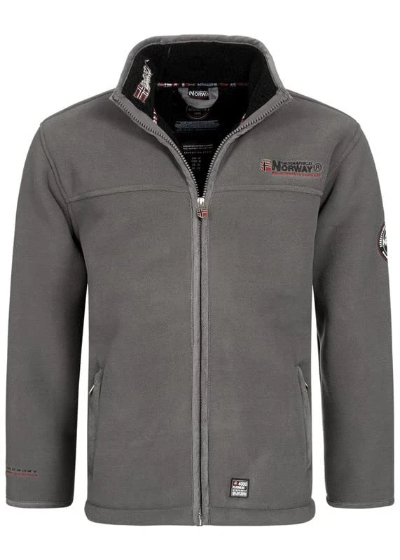 Geographical Norway Felpa Con Cappuccio Uomo GARICE – Maniche Lunghe, Nero, Taglia L – Casual E Comoda