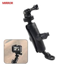 1x Motorcycle Mirror Camera Mount Bracket Holder 360  For Gopro