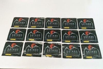 VINTAGE 1993 PANINI BATMAN THE ANIMATED SERIES ALBUM STICKERS Lot of 15 Packs