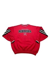 Vintage 90s Lee Sports Nebraska Cornhuskers Crewneck XL