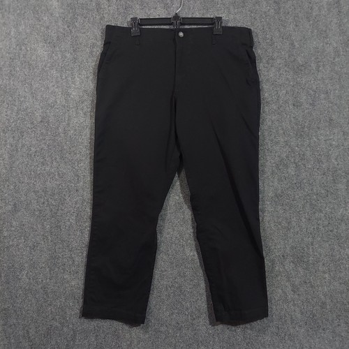 Lee Pants Mens 36x29 Black Extreme Comfort Relaxed Fit Performance Chino Stretch