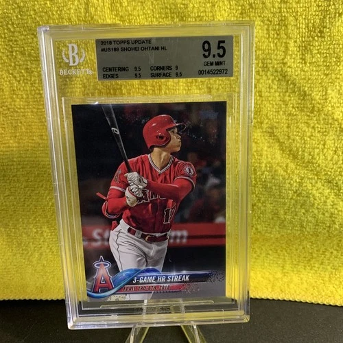 2018 Topps Update Shohei Ohtani #US189 Rookie Card (RC) HL BGS 9.5 GEM MINT