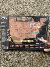 4D Cityscape Toys, Movies More USA Travel Map 1000 Pieces New