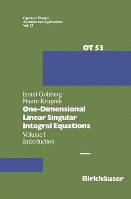 One-Dimensional Linear Singular Integral Equations - 9783034897143