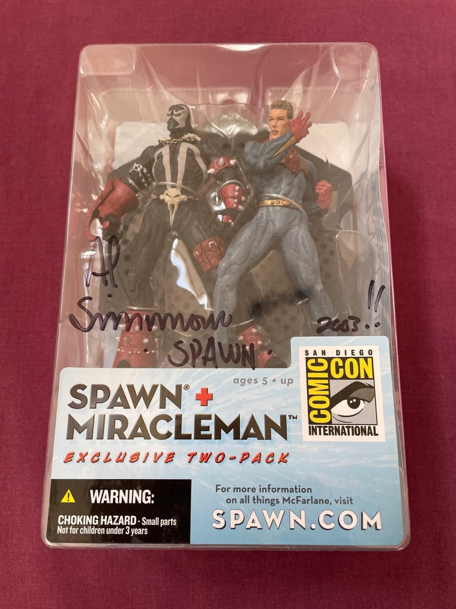 アメコミ SPAWN + MIRACLEMAN exclusive 2003 SDCC SPAWN MIRACLEMAN Exclusive 2-Pack San Diego Comic