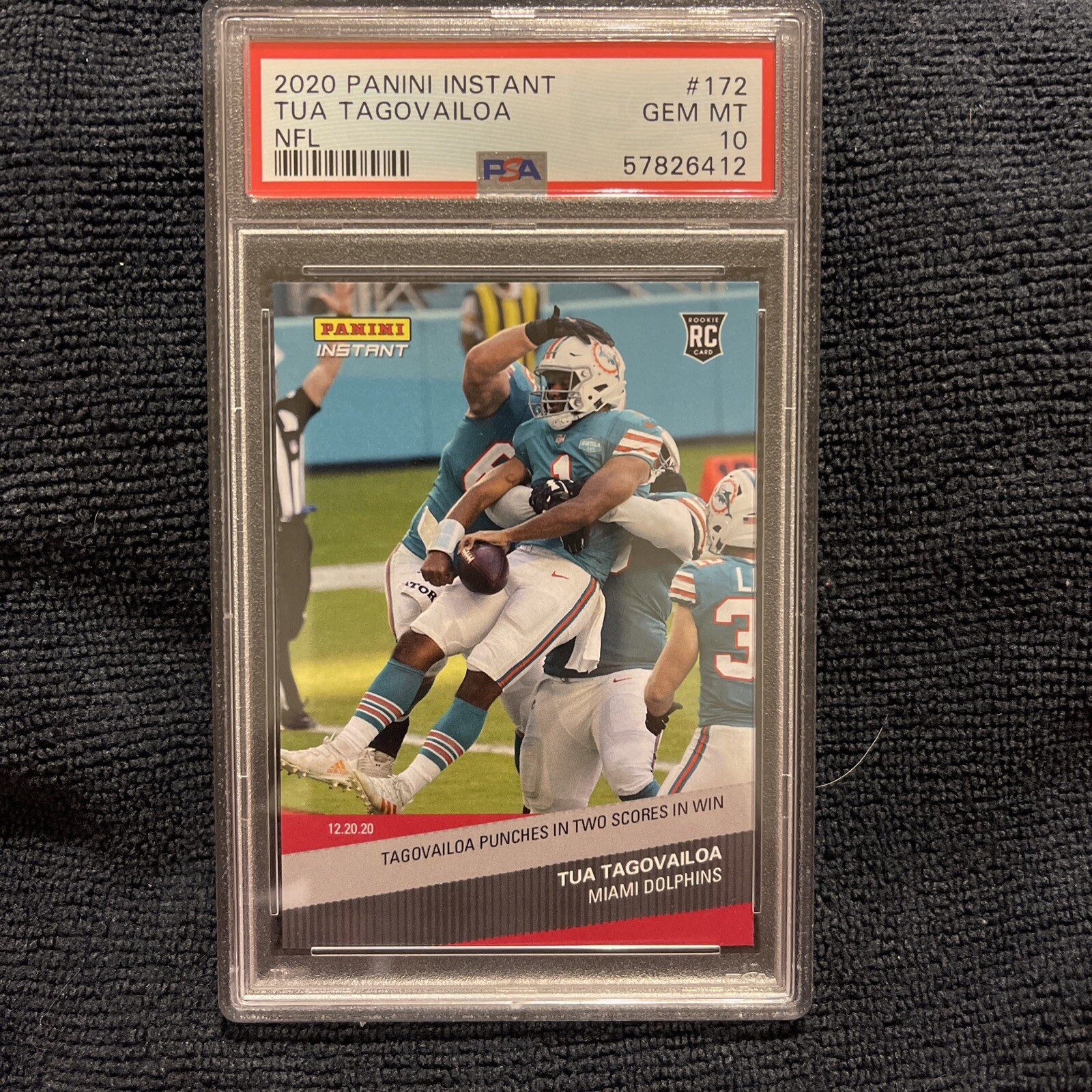 Tua Tagovailoa Panini Instant NFL #172 Base