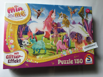 MIA AND ME - SCHMIDT PUZZLE - 150 TEILE - MIT GLITZEREFFEKT - NEU -