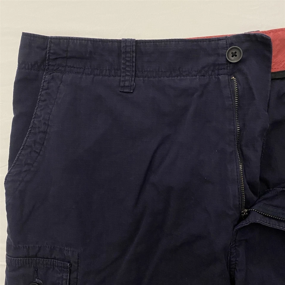 Pantalón Corto Carga Club Room 40 x 11" Azul Marino Ripstop 100% Algodón Foto 3 de 4