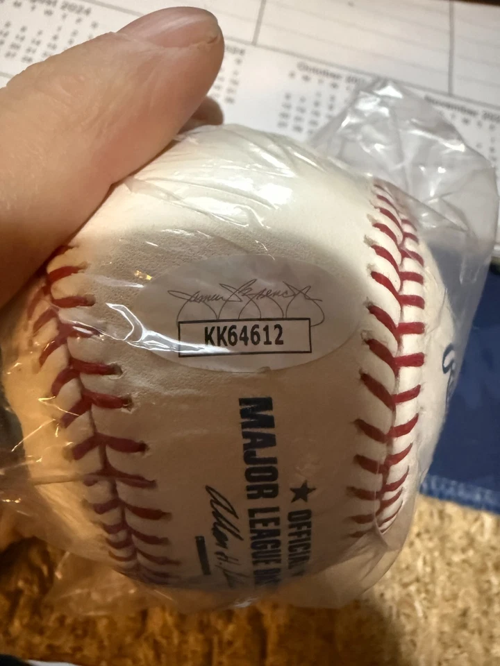 LEE MAY-CINCINNATI REDS/BALTIMORE ORIOLES---AUTOGRAHED BASEBALL--JSA COA - Image 2 of 2