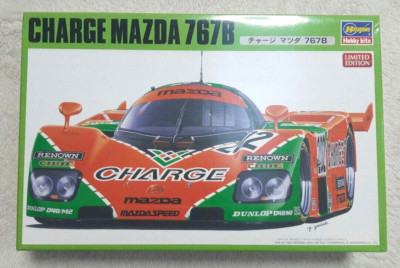 Hasegawa 1/ 24 CHARGE MAZDA 767B car model kit limited edition