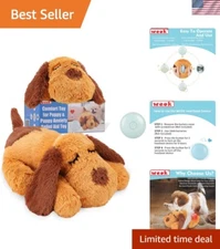 Comfort Cuddler Heartbeat Puppy Toy - Plush Anxiety Relief for Small Dogs