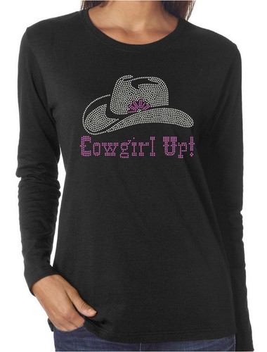 Cowgirl Up Rhinestone Women's Long 