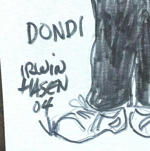 Irwin Hasen Signed Original Art Sketch Drawing of Dondi with Dog, 7-1/2 x  10-1/2 | eBay