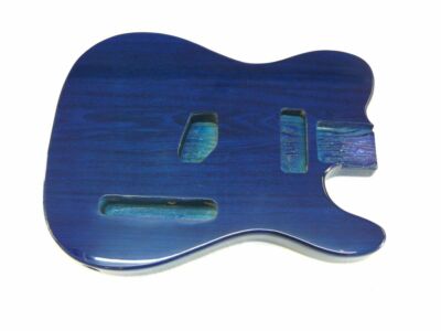 E-Gitarren Korpus / Body ML-Factory  Style II Esche transparent Blue