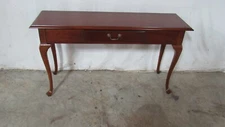 Cherry Thomasville Impressions Console  Sofa Table With Drawer 