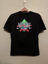 Nike Air Men's Athletic Short Sleeve Color Blocked Logo Gym Graphic Shirt S(E292