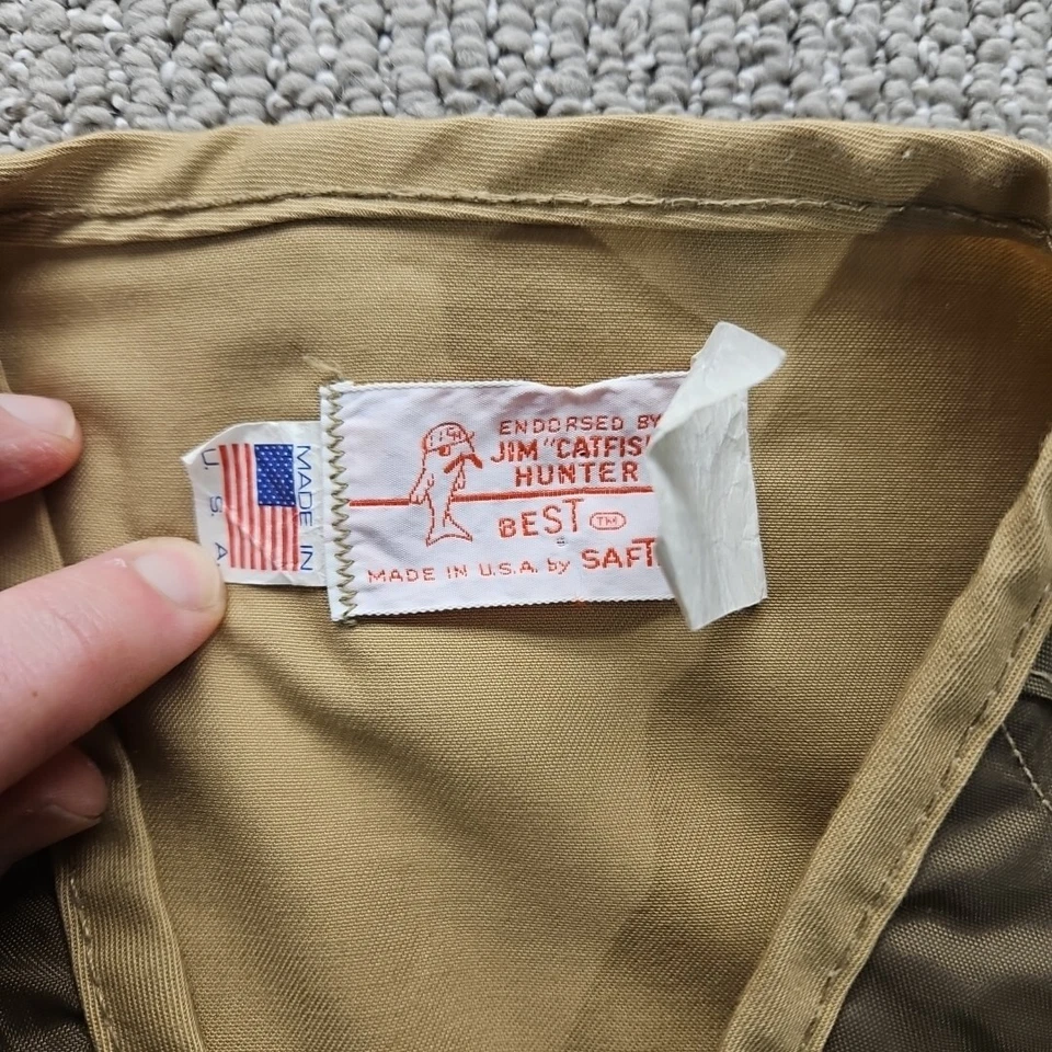 SafTbak Vest Mens Small Hunting Fishing Shooting Jim Catfish Hunter No Size Tag - Image 4 of 4