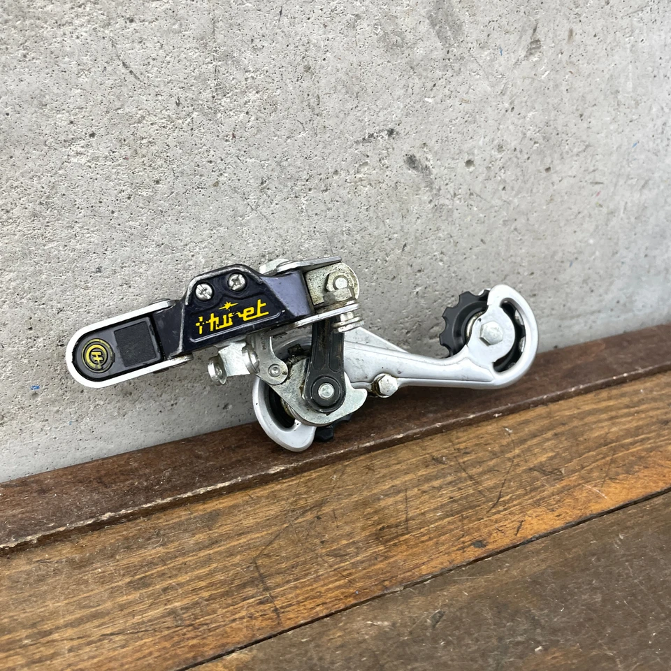 Vintage Huret Rear Derailleur Long Cage Touring Klunker France Brevete Triple - Image 3 of 4