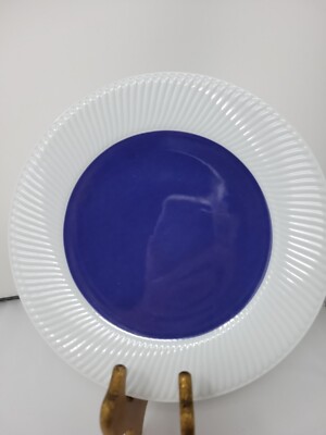 MICHAEL ARAM TWIST SALAD PLATE - MIDNIGHT- NEW WITH TAGS 8 5/8''