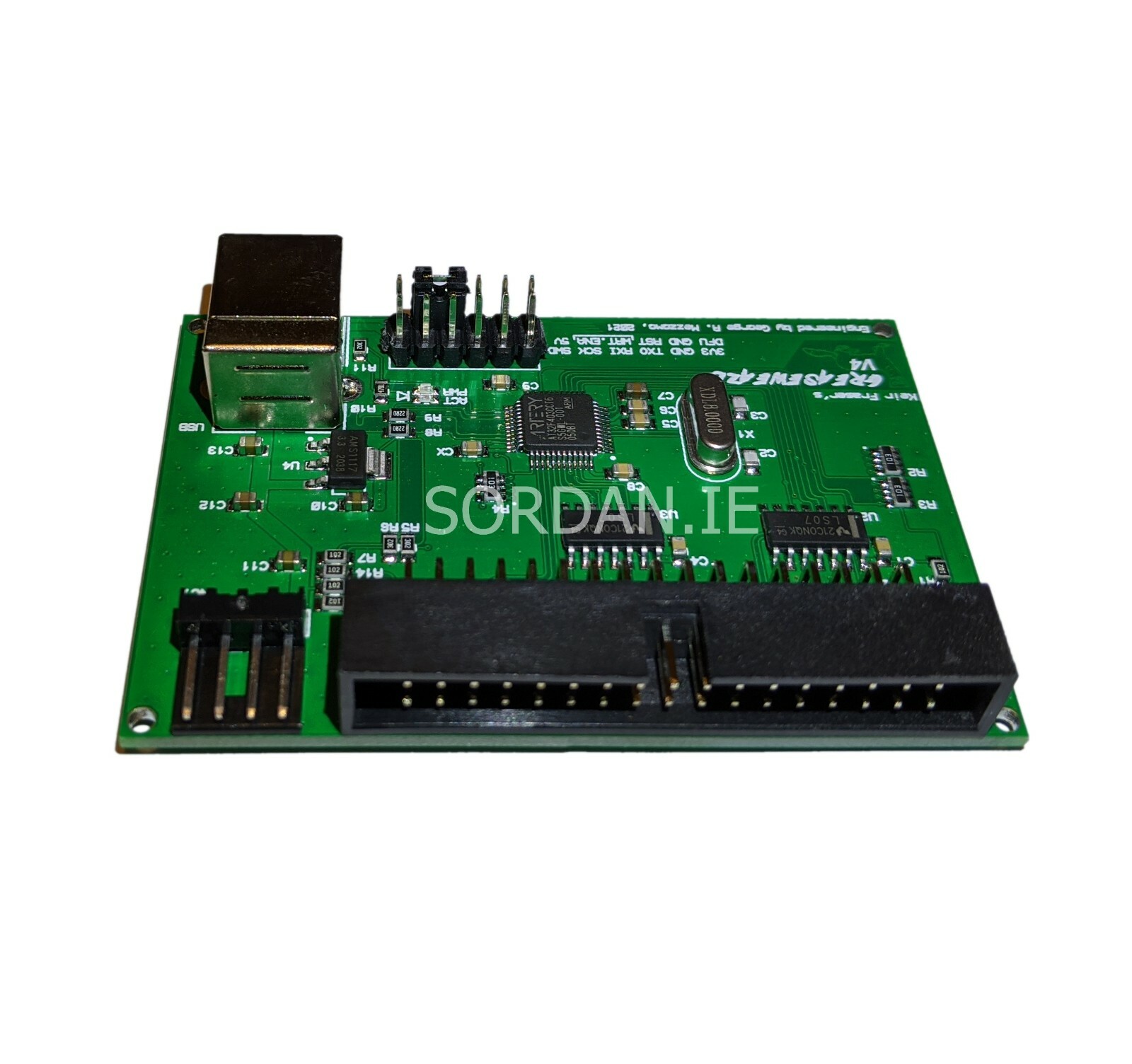 New Greaseweazle V4 USB Floppy Adapter Flux Reader Writer Amiga PC