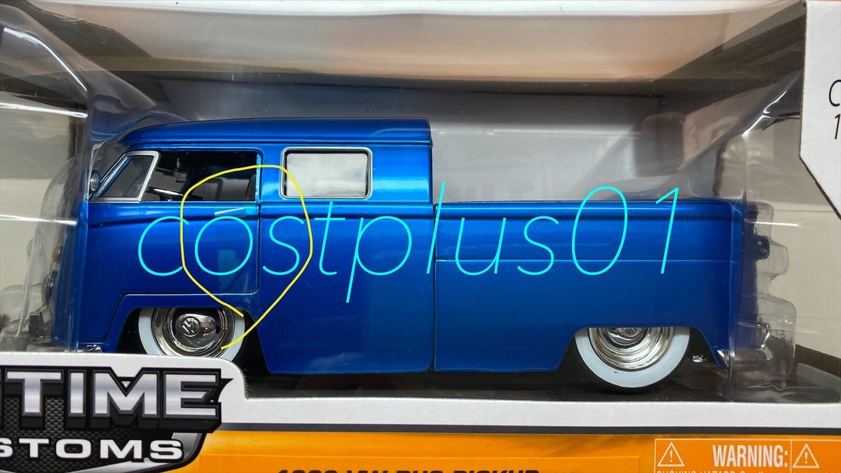 JADA BIGTIME KUSTOMS 1963 VW VOLKSWAGEN BUS PICKUP 1:24 BLUE