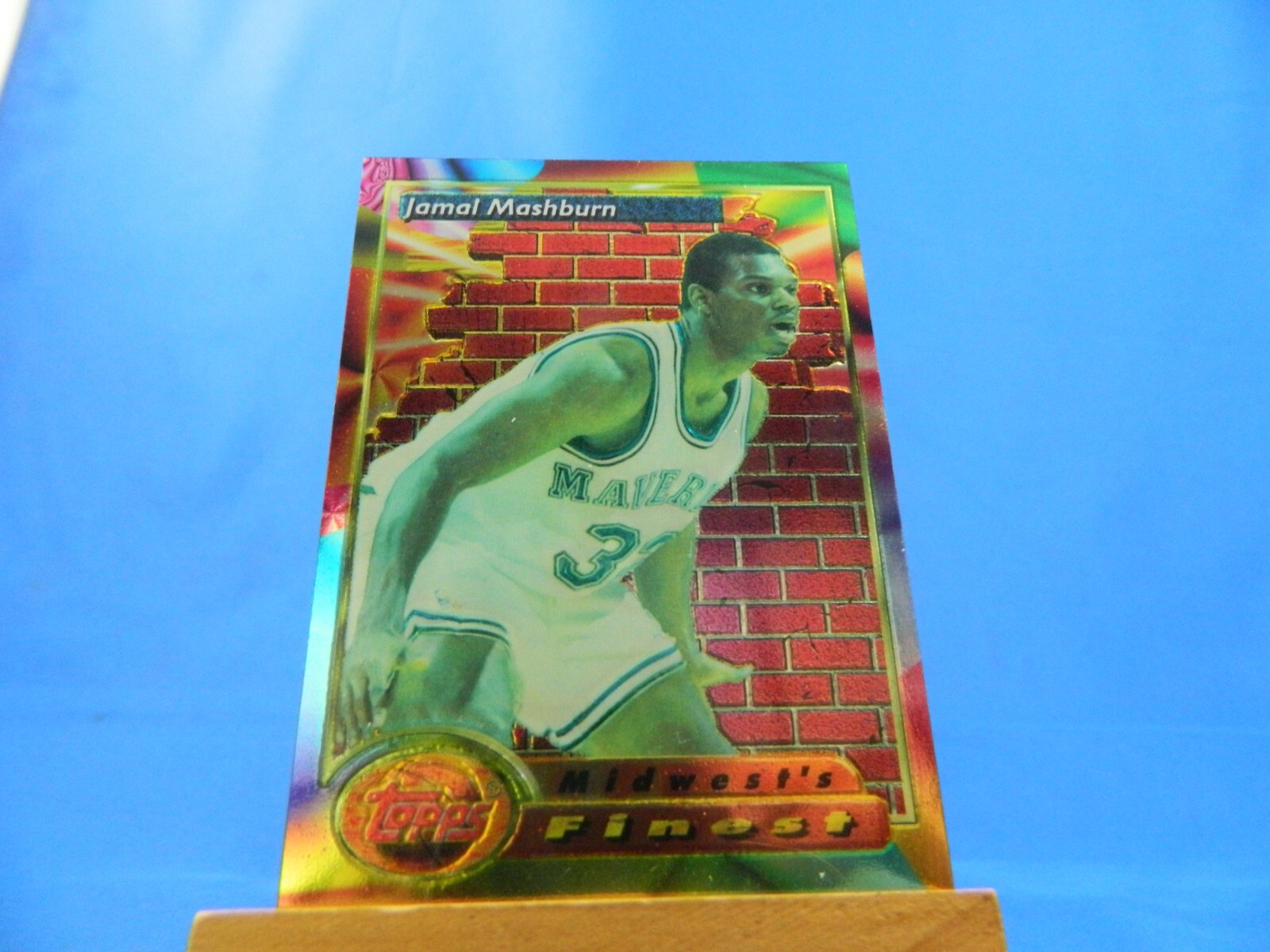 Jamal Mashburn Topps Finest 1993-94 #110 RC Rookie Midwest's Finest