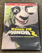 NEW!!  Kung Fu Panda 2 DVD + Digital HD - FACTORY SEALED with FREE SHIPPING!!